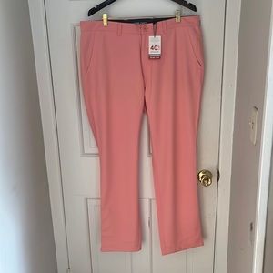 Pink Flat Front Golf Pants 36x32